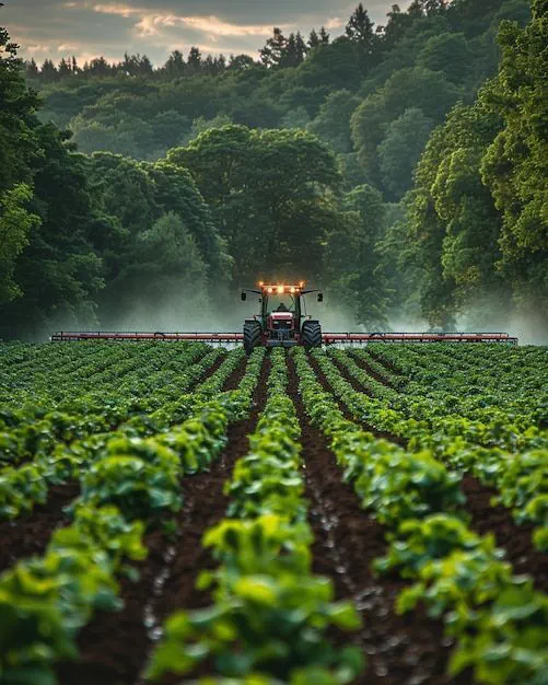 Modern Farm Crops View
